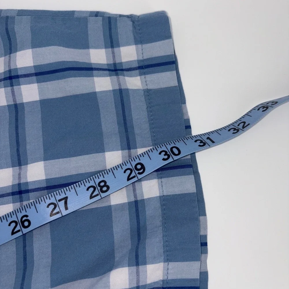 Disney Store Mickey Mouse Plaid Pajama Pants Blue White Womens 2XL Sleepwear - Picture 5 of 6